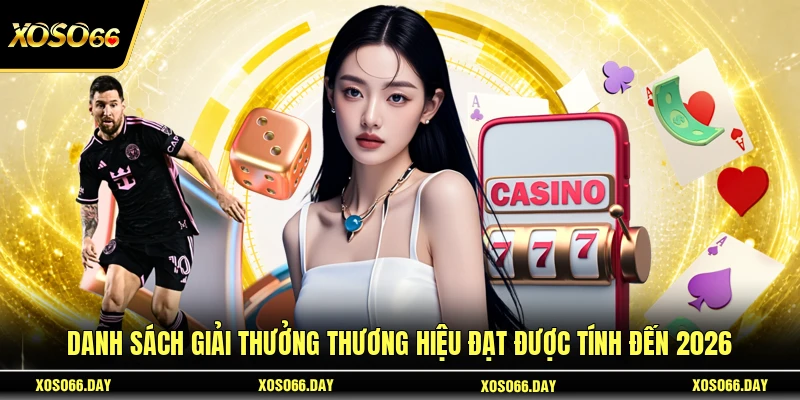 Danh sách giải thưởng thương hiệu đạt được tính đến 2026