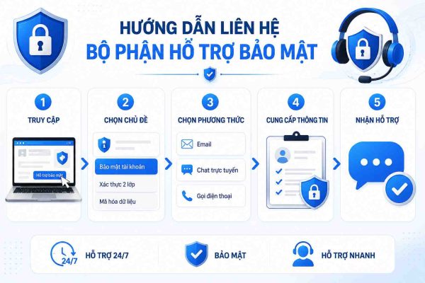  Hướng dẫn cách liên hệ bộ phận hỗ trợ bảo mật cho bạn