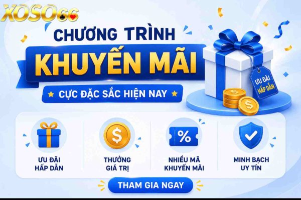 Chương trình khuyến mãi Xoso66 cực đặc sắc hiện nay