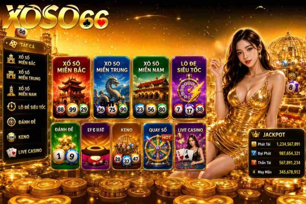 Hình ảnh giao diện sảnh giải trí xổ số trực tuyến